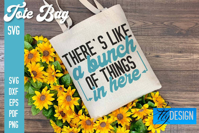 Tote Bag SVG | Shopping Bag Design | Bag SVG SVG Fly Design 