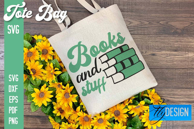 Tote Bag SVG | Shopping Bag Design | Bag SVG SVG Fly Design 