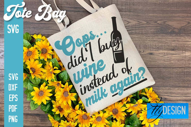 Tote Bag SVG | Shopping Bag Design | Bag SVG SVG Fly Design 