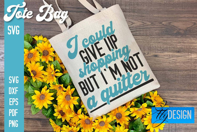 Tote Bag SVG | Shopping Bag Design | Bag SVG SVG Fly Design 