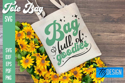 Tote Bag SVG | Shopping Bag Design | Bag SVG SVG Fly Design 