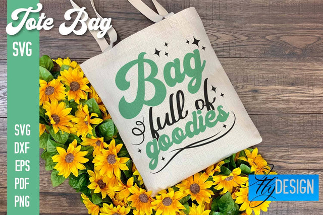 Tote Bag SVG | Shopping Bag Design | Bag SVG SVG Fly Design 