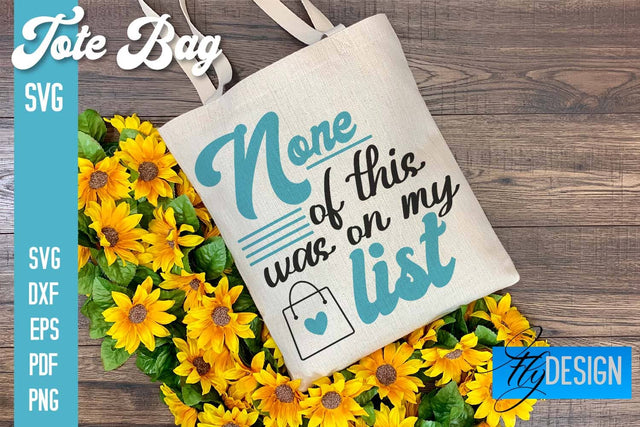 Tote Bag SVG | Shopping Bag Design | Bag SVG SVG Fly Design 