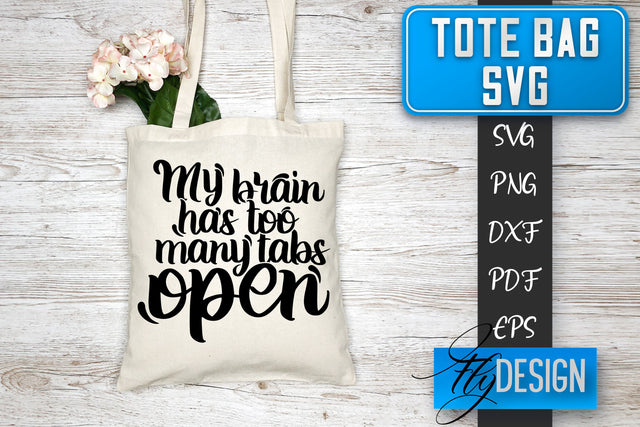 Tote Bag SVG | Tote Bag Quotes SVG | Shopping Bag Sayings SVG SVG Fly Design 