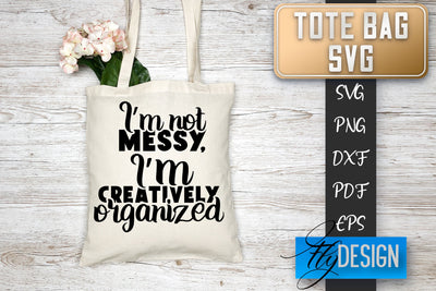 Tote Bag SVG | Tote Bag Quotes SVG | Shopping Bag Sayings SVG SVG Fly Design 