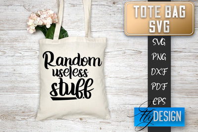 Tote Bag SVG | Tote Bag Quotes SVG | Shopping Bag Sayings SVG SVG Fly Design 