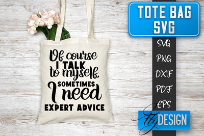 Tote Bag SVG | Tote Bag Quotes SVG | Shopping Bag Sayings SVG SVG Fly Design 