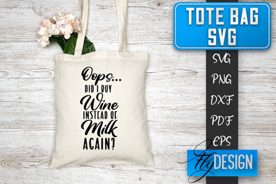 Tote Bag SVG | Tote Bag Quotes SVG | Shopping Bag Sayings SVG SVG Fly Design 
