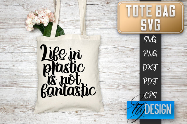 Tote Bag SVG | Tote Bag Quotes SVG | Shopping Bag Sayings SVG SVG Fly Design 