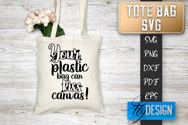 Tote Bag SVG | Tote Bag Quotes SVG | Shopping Bag Sayings SVG SVG Fly Design 