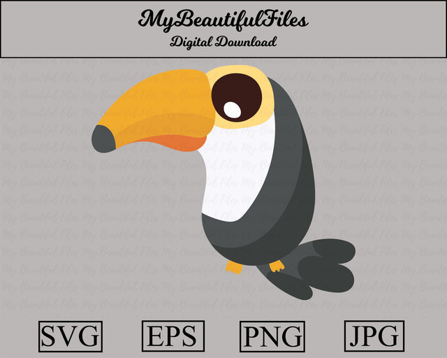 Toucan - Animal SVG MyBeautifulFiles 