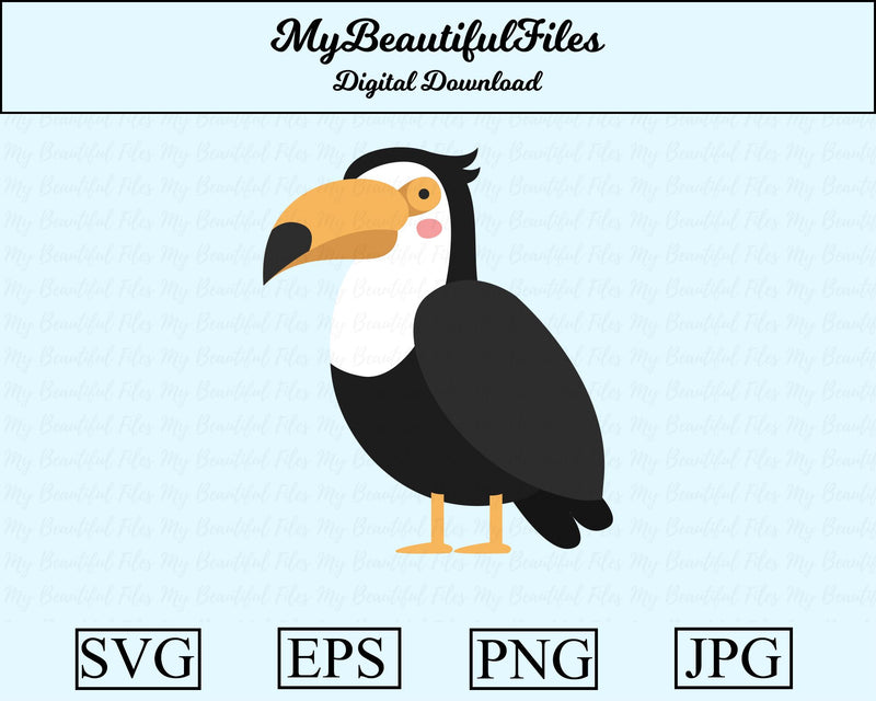 toucan - animal SVG MyBeautifulFiles 