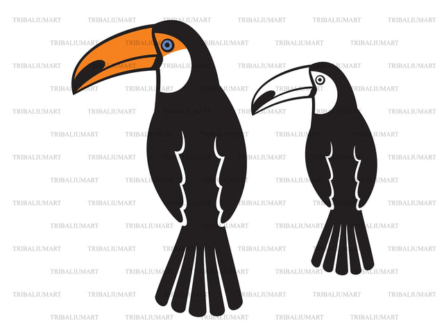 Toucan bird SVG TribaliumArtSF 