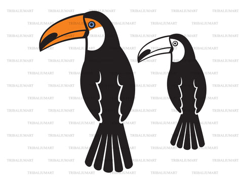 Toucan bird SVG TribaliumArtSF 
