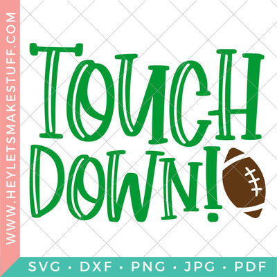 Touchdown SVG Hey Let's Make Stuff 