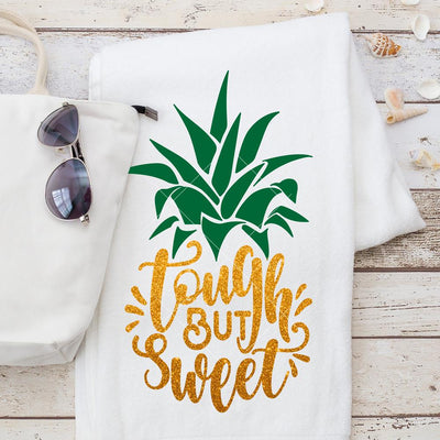Tough but sweet Pineapple SVG Chameleon Cuttables 
