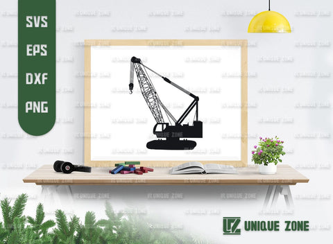 Tower Crane SVG Bundle, Construction Crane Svg, Crane Svg, Building Crane Svg, Crane Hook Svg, Construction Truck Svg, Crawler Crane Svg, SVG Unique Zone 