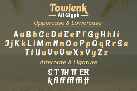 Towienk Font Font twinletter 
