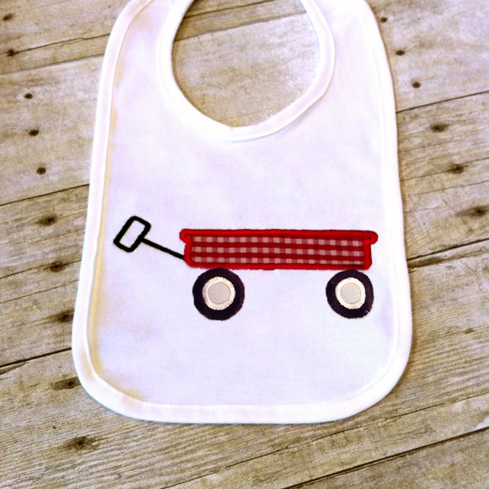 Toy Wagon Applique Embroidery Embroidery/Applique Designed by Geeks 