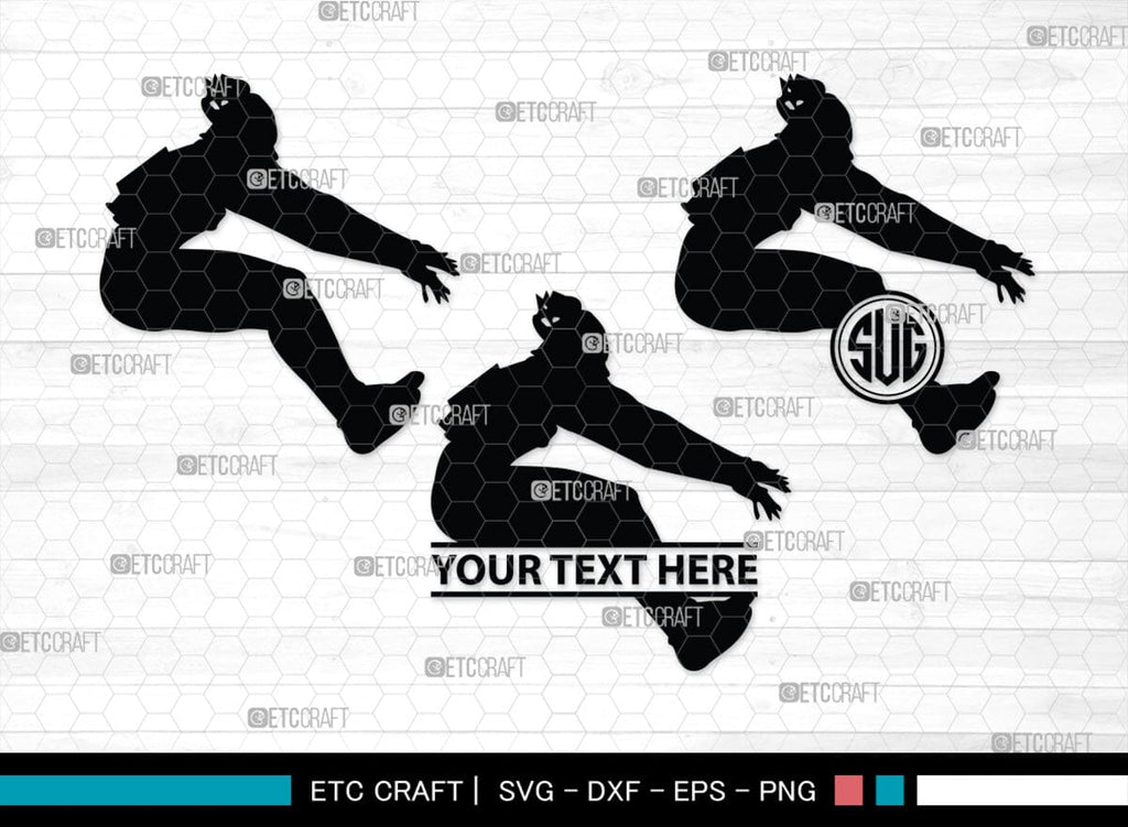 Track And Field Monogram, Track And Field Silhouette, Track And Field ...
