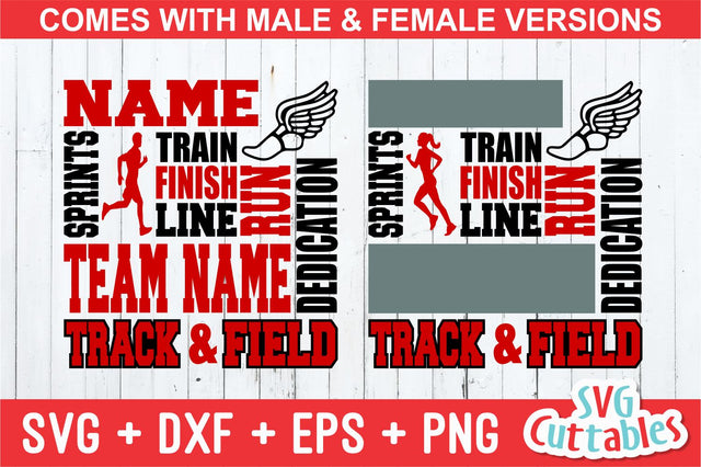 Track and Field Subway Art SVG Svg Cuttables 