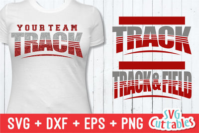 Track and Field Template 002 Svg Cuttables 