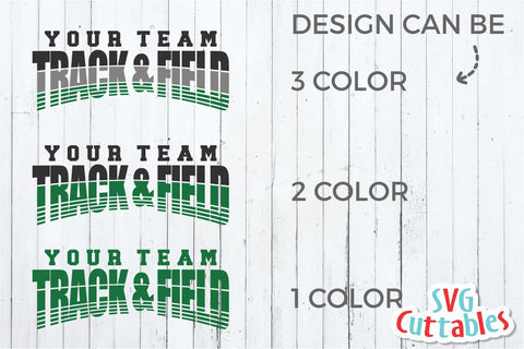 Track and Field Template 004 Svg Cuttables 