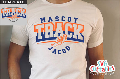 Track svg - Track and Field Template 0022 - Track Cut File - svg - eps - dxf - png - Silhouette - Cricut Cut File - Digital File SVG Svg Cuttables 