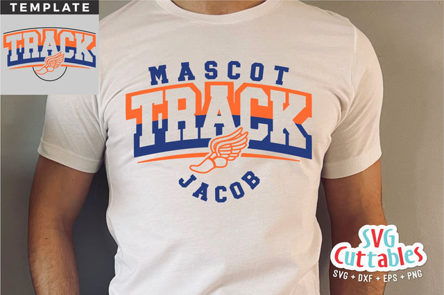 Track svg - Track and Field Template 0022 - Track Cut File - svg - eps - dxf - png - Silhouette - Cricut Cut File - Digital File SVG Svg Cuttables 