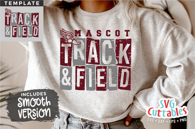 Track svg - Track and Field Template 0024 - Track Cut File - svg - eps - dxf - png - Silhouette - Cricut Cut File - Digital File SVG Svg Cuttables 
