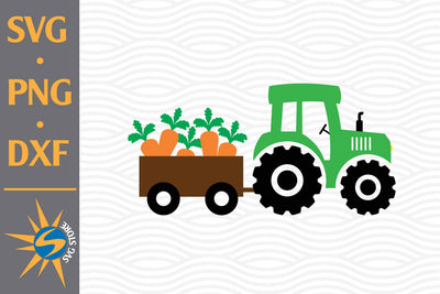 Tractor Carrot SVG, PNG, DXF Digital Files Include SVG SVGStoreShop 
