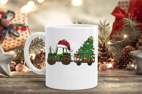 Tractor Farm Christmas Sublimation Sublimation LAM HOANG THUY 