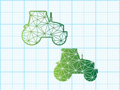 Tractor Geomatical Print SVG Johan Ru designs 