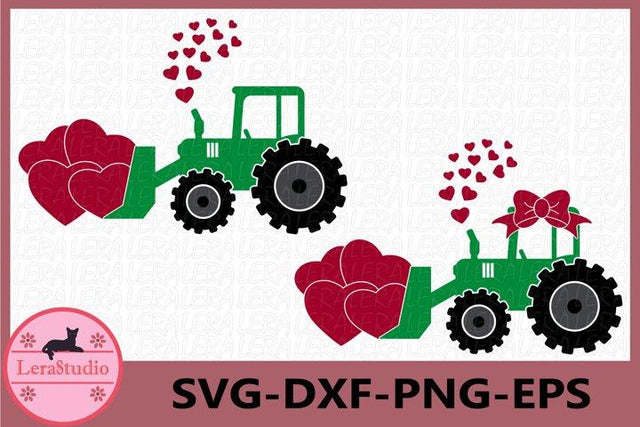 Tractor Love svg SVG Lerastudio 