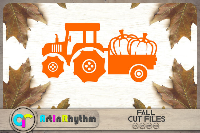 Tractor pumpkin harvest SVG SVG Artinrhythm shop 