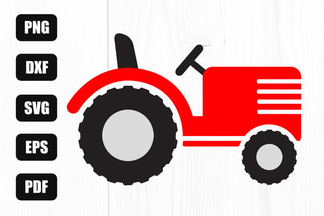 Tractor Svg, Farm Tractor Svg, Farm Svg, Kids Svg SVG Litke Designs 