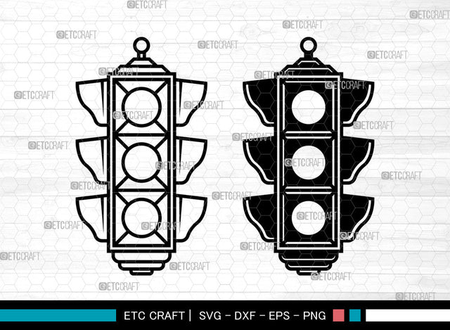 Traffic Light SVG, Road Light Svg, Signal Light Svg, Stop Light Svg, Red Light svg, Traffic Light Svg SVG ETC Craft 