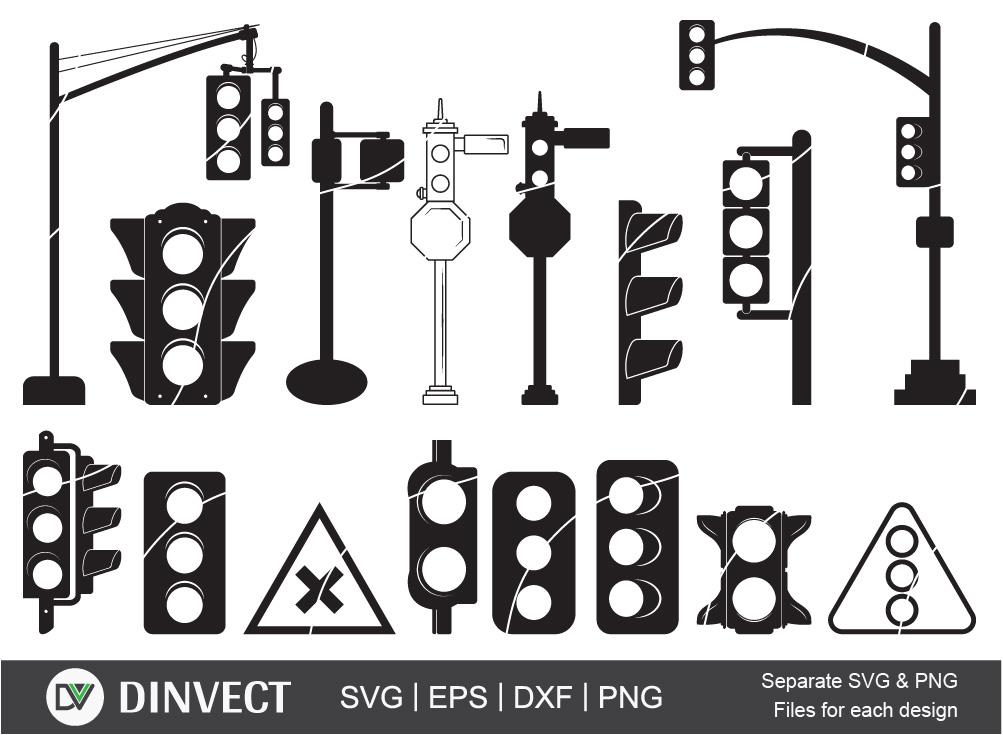 Traffic Light SVG, Traffic Light bundle, Traffic Light Clipart, Traffic ...