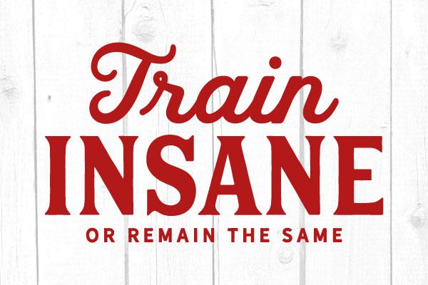 Train Insane or Remain the Same Svg SVG cricutfilesmg 