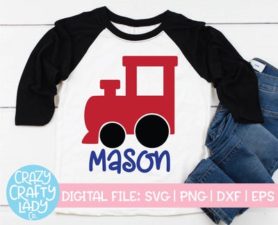 Train | Kid's SVG Cut File SVG Crazy Crafty Lady Co. 