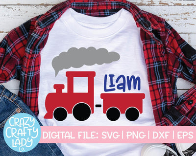Train | Kid's SVG Cut File SVG Crazy Crafty Lady Co. 