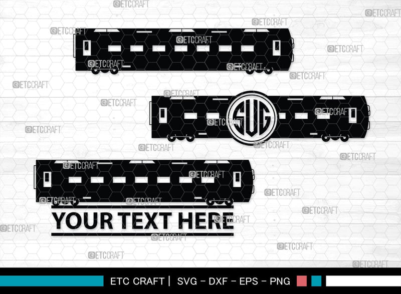 Train Monogram Train Silhouette Train Svg High Speed Train Svg