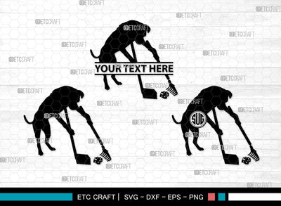 Training A Dog Monogram, Training A Dog Silhouette, Training A Dog SVG, Dog Svg, Jumping Dog Svg, SB00412 SVG ETC Craft 