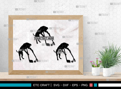 Training A Dog Monogram, Training A Dog Silhouette, Training A Dog SVG, Dog Svg, Jumping Dog Svg, SB00412 SVG ETC Craft 