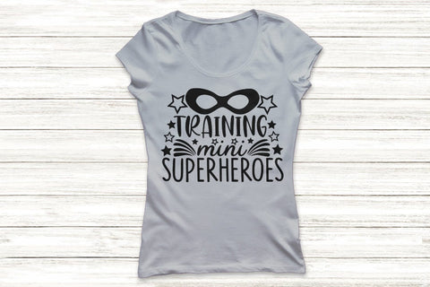 Training Mini Superheroes| Teacher Life SVG Cutting Files. SVG CosmosFineArt 