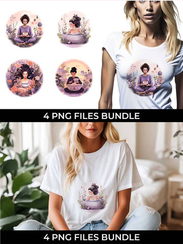 Tranquil Self-Care - T-Shirt Sublimation Bundle Sublimation Sintegra 