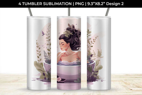 Tranquil Self-Care - Tumbler Wrap Sublimation Bundle Sublimation Sintegra 