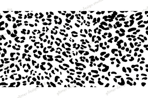 Black Transparent Leopard Print Background Instant Digital 