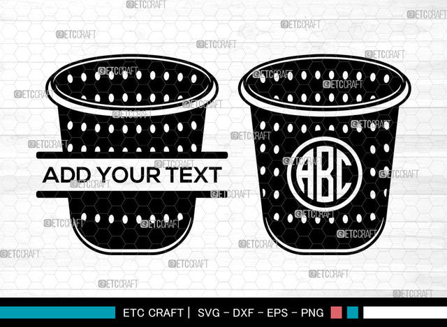 Trash Bin Monogram SVG, Trash Bin SVG, Split Monogram Svg, Trash Svg, Garbage Svg, Rubbish Bin Svg, Trash Bin SVG ETC Craft 