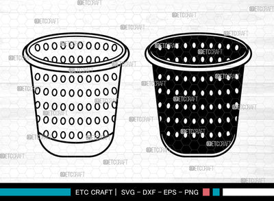 Trash Bin SVG, Trash Bin SVG, Garbage Bin Svg, Trash Svg, Garbage Svg, Rubbish Bin Svg, Trash Bin SVG ETC Craft 